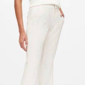BANANA REPUBLIC WOMEN'S HI-RISE FLARE TUXEDO PANT | SIZE: 12R